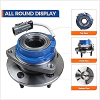 Vista 2 de PAROD Par 513121 Conjunto de cojinete de cubo de rueda delantera compatible con Cadillac DTS Eldorado Seville, Chevy Impala Monte Carlo, Buick