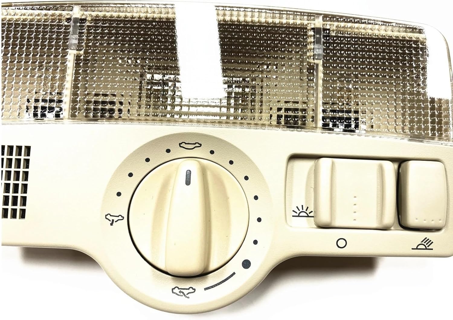 Car Switch Compatible with Passat B5 Golf 4 Jetta MK4 Bora Beige/Gray Car Interior Dome Reading Light Roof Lamp Sunroof Switch Key Button Car Replacement(Beige)