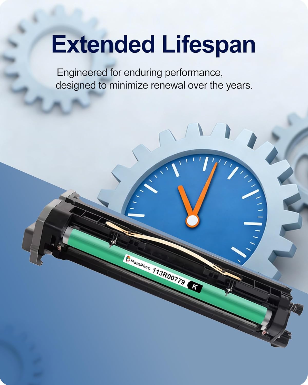 MasaiMara 113R00779 High Capacity Compatible Image Drum Unit Replacement for Xerox Versalink B7025 B7030 B7035 Printer (Black, 1-Pack)