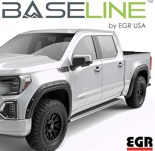 Miniatura 2 de EGR BLF1018 - Guardabarros serie Baseline con aspecto atornillado simulado, compatible con GMC Sierra 1500 2019-2025