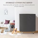 Homieasy Cama plegable con colchón, cama plegable portátil para invitados para adultos, marco de metal plegable, cubierta de almacenamiento y ruedas, tamaño de cuna 75 x 31 pulgadas (oro de lujo)