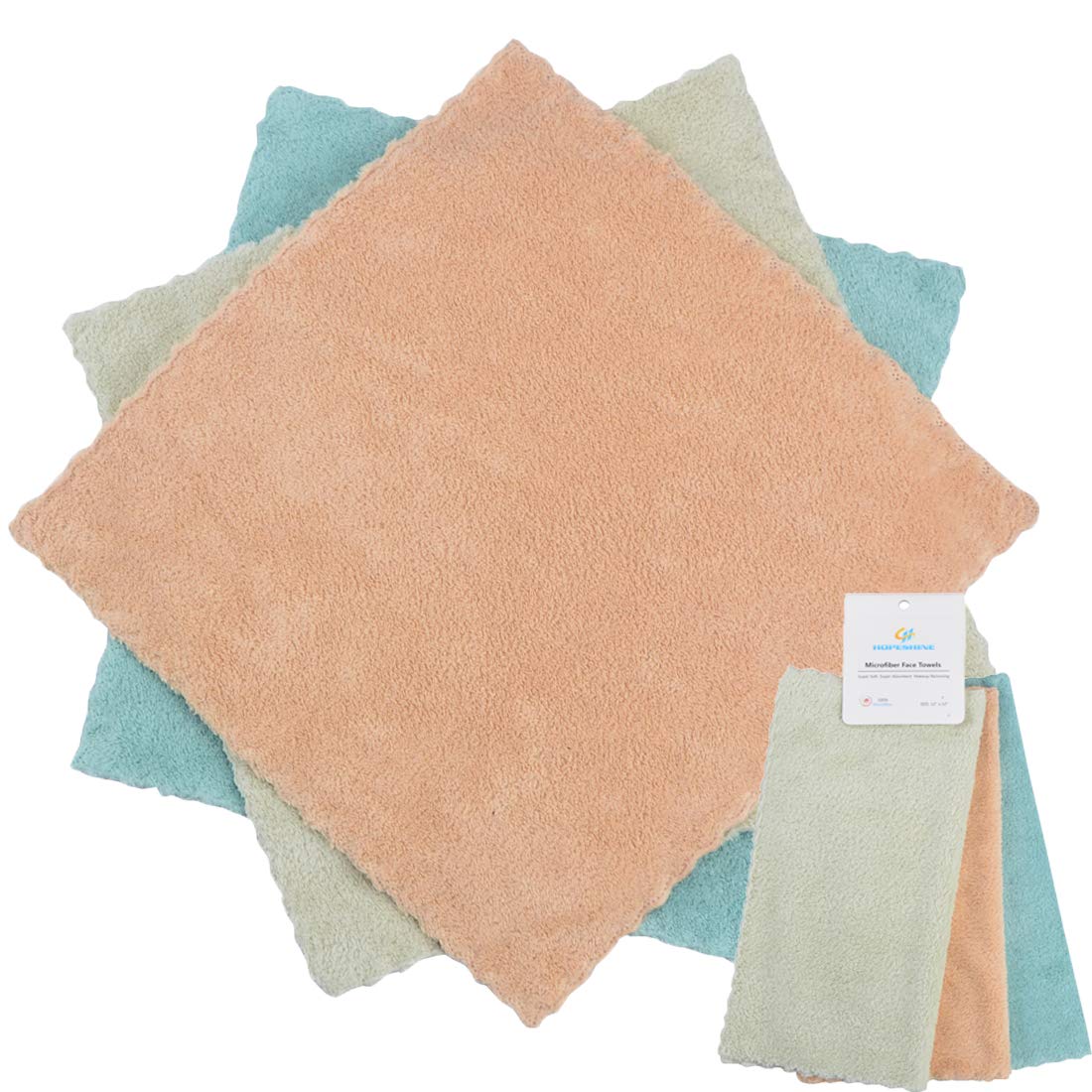 HOPESHINE Face Makeup Remover Cloths Wash Cloth for Face