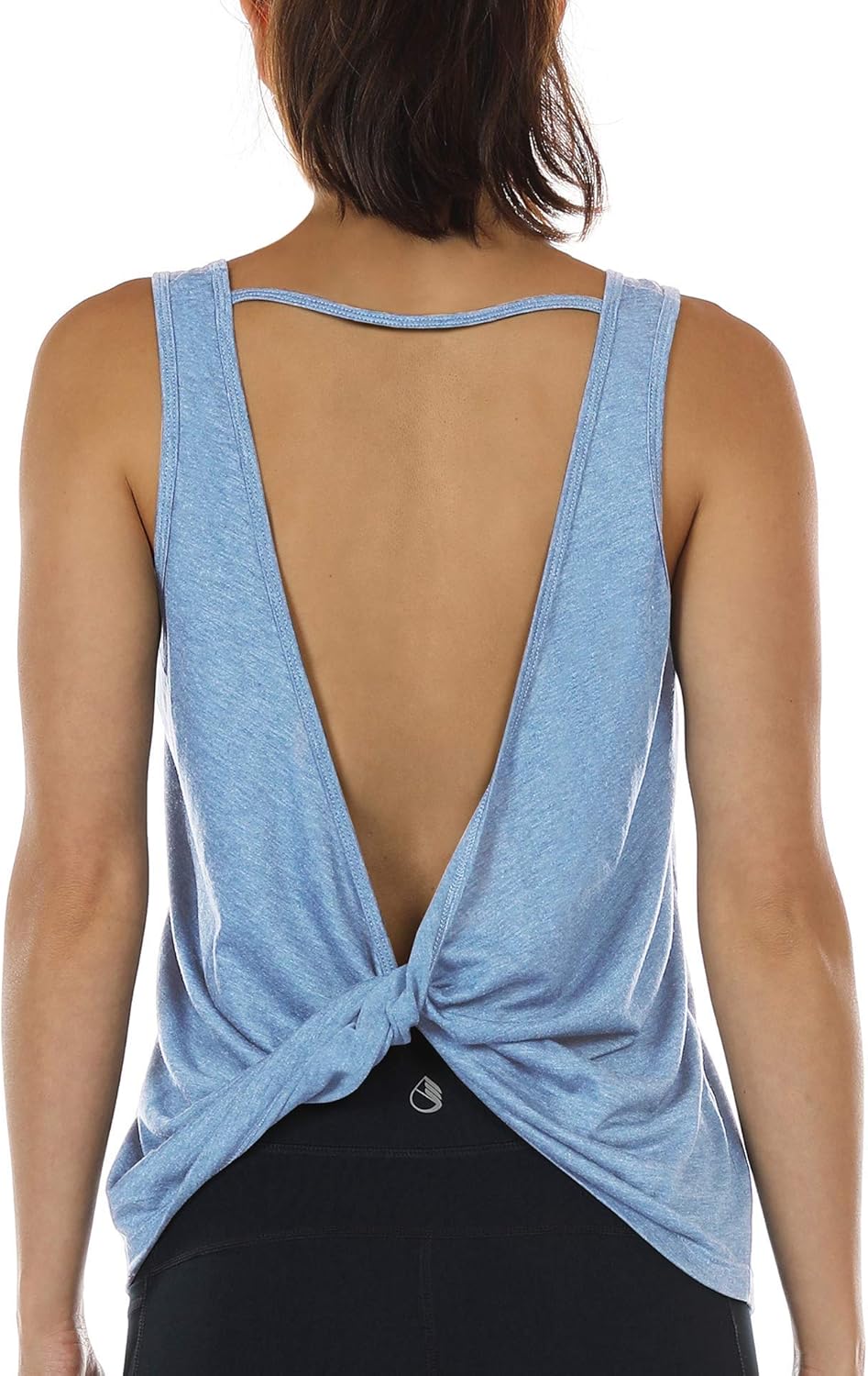 icyzone Workout Tank Tops for Women - Open Back Strappy Athletic Tanks, Yoga Tops, Gym Shirts : Sports & Outdoors