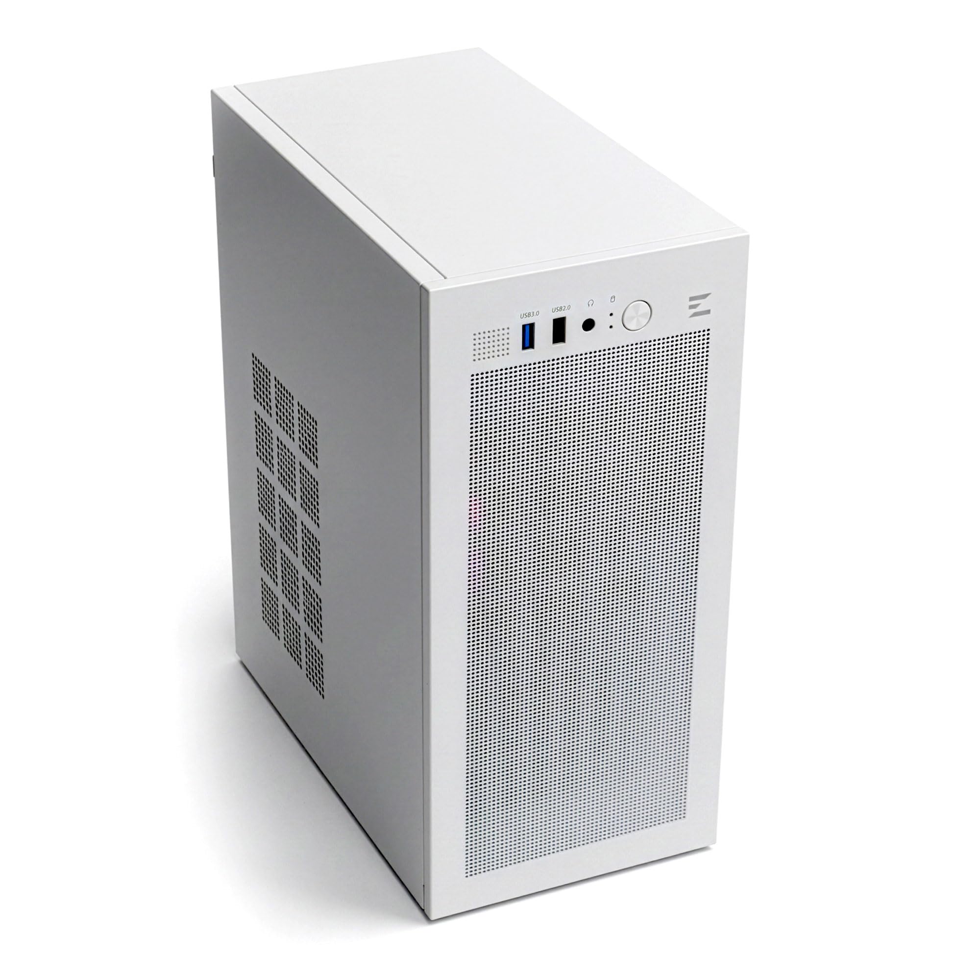 Zalman CUBIX Compact Micro-ATX MATX Mini ITX PC Case with 80mm Fan, White