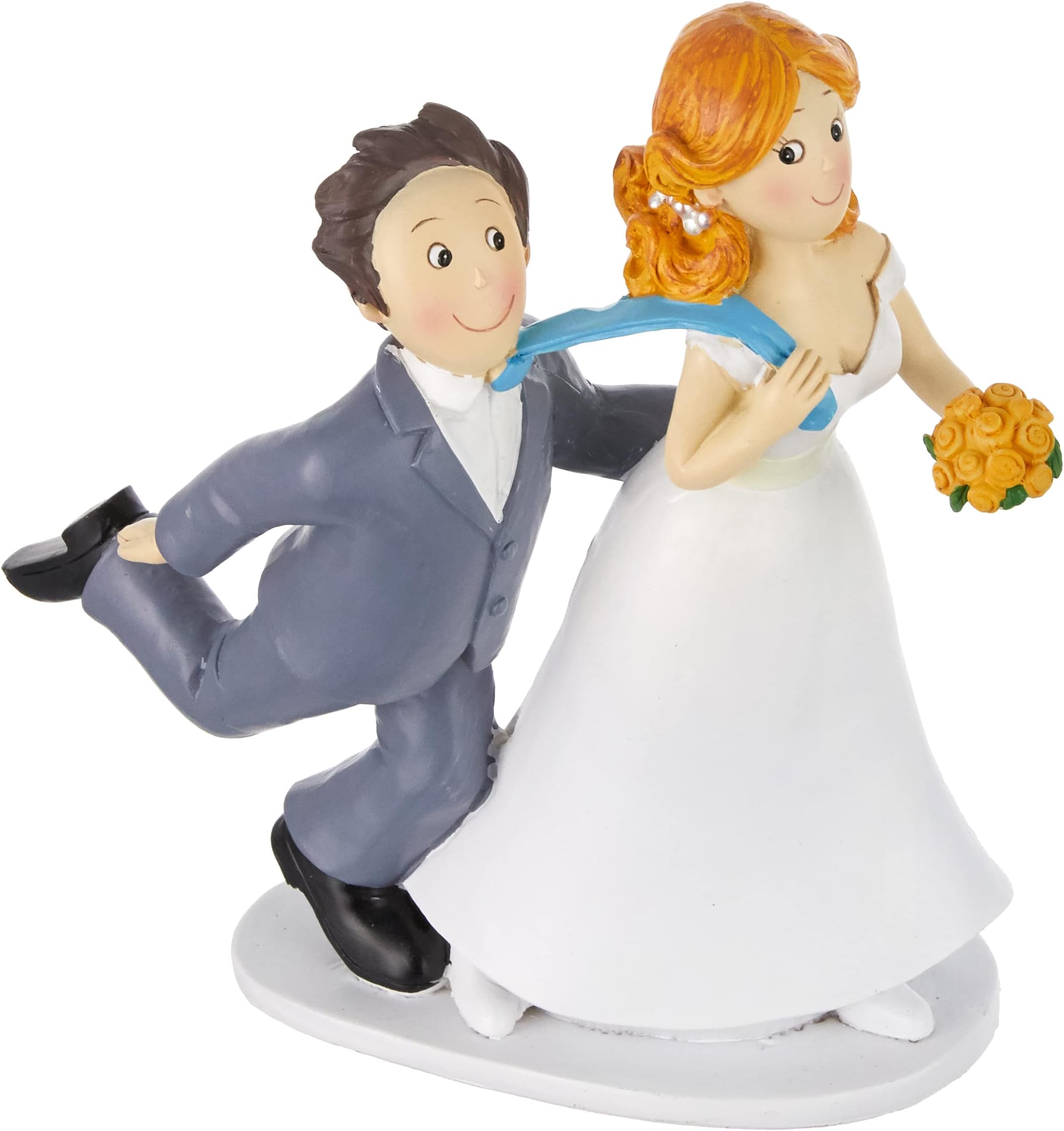 Mopec Y251 – Bridal Couple Cake Figurine Yes or Yes throwing the Jacket, 19 cm
