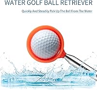 Vista 2 de Recuperador de pelotas de golf para agua telescópico, herramienta de agarre de pelotas de golf de acero inoxidable de 9 pies/12 pies