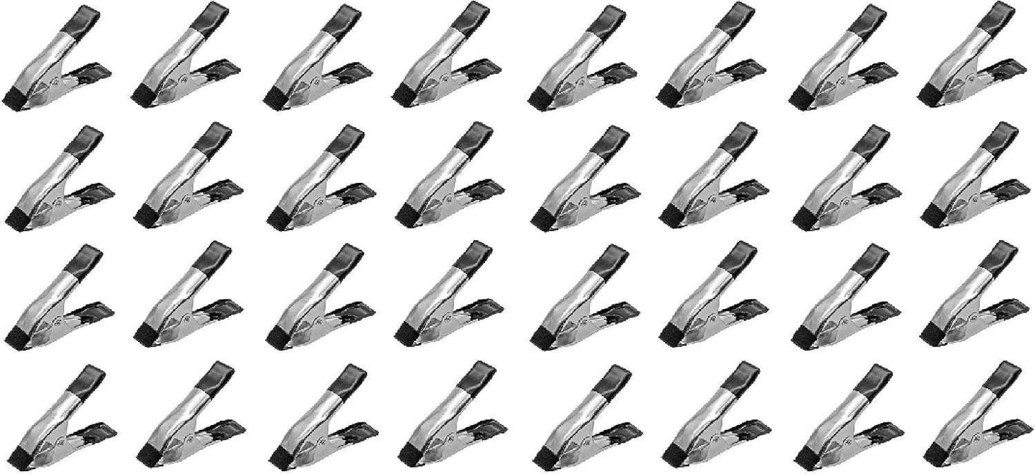 (60) 4" Metal Spring Clamps with Soft PVC Jaw and Handle NEW,Jikkolumlukka