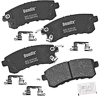 Vista 313 de Bendix Priority1 CFC154 - Juego de pastillas de freno de disco para Avanti II, Century, LeSabre, Regal, Riviera, chasis comercial, DeVille