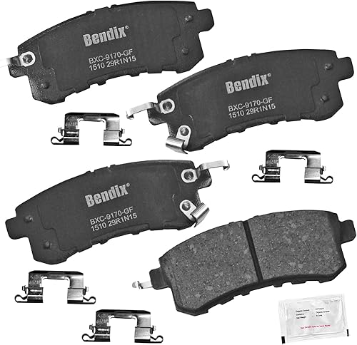 Pastillas de Freno Traseras Cerámicas Bendix Priority1 CFC1510 para INFINITI QX56 2013-2011, QX80 2024-2014, Nissan Armada 2023-2017
