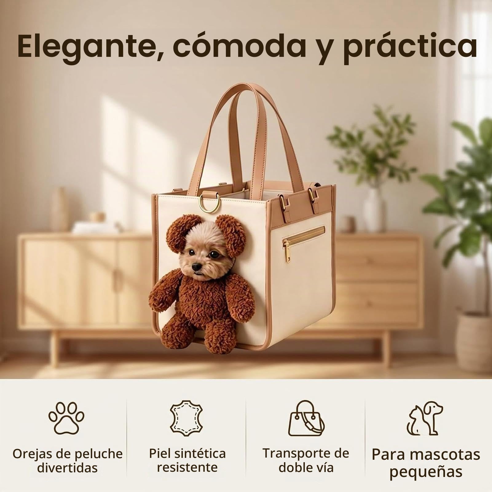 Lindos Oso Bolso Transportador Perros, Bear Bolso Transportador Mascotas