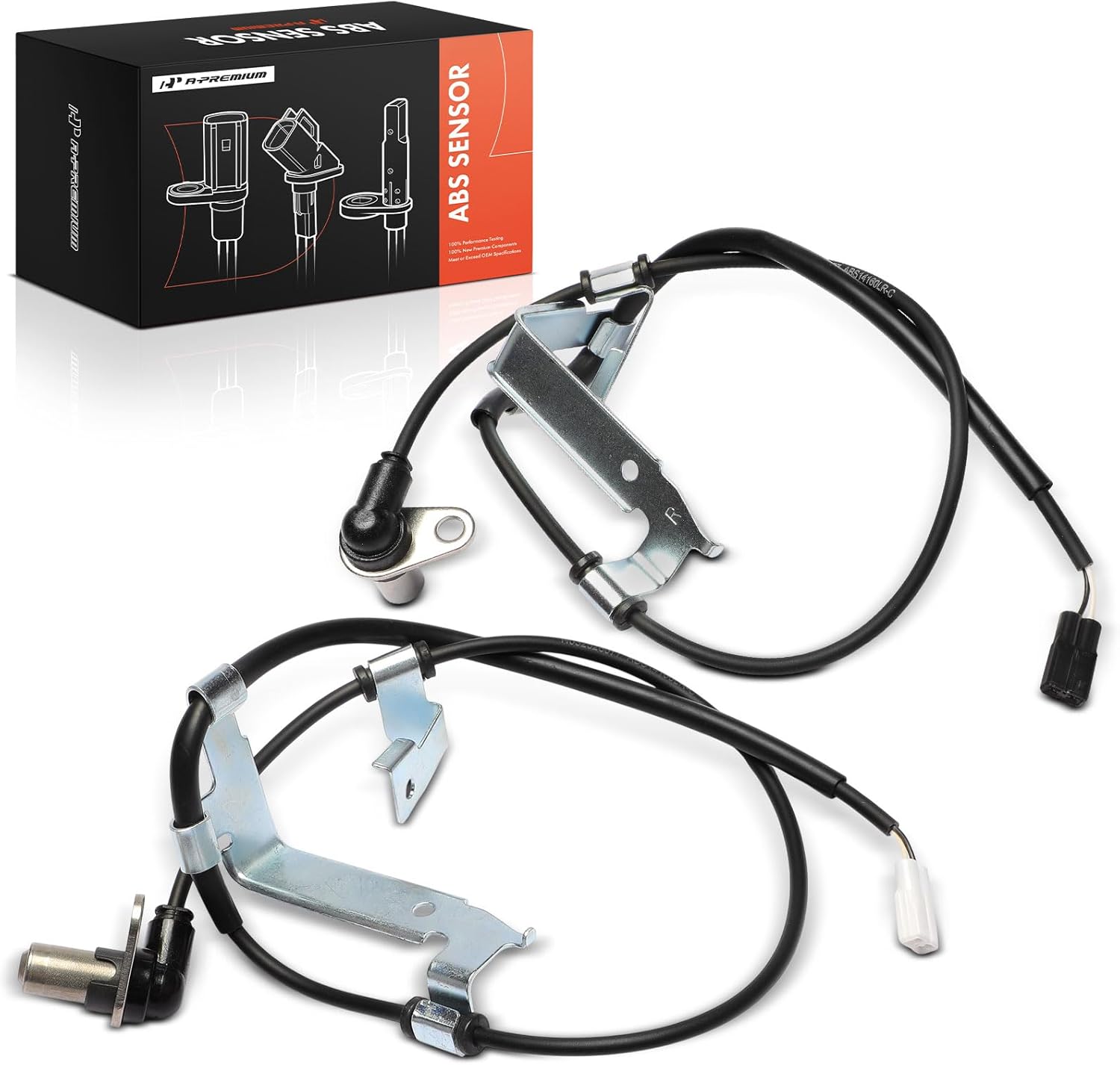 A-Premium 2PCS Front ABS Wheel Speed Sensor Compatible with Suzuki Models - Grand Vitara 1999-2004, Vitara 2004