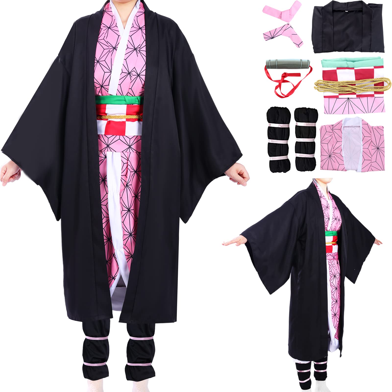 Buy Antsparty Nezuko Cosplay Costume Demon Slayer Nezuko Kimono Cosplay