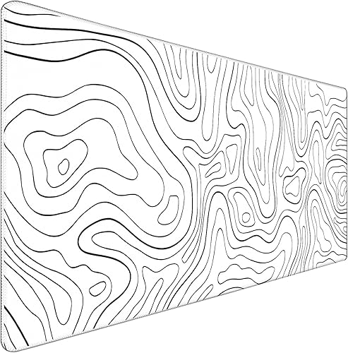 Miniatura 9 de TEDNETGO Alfombrilla de ratón para juegos grande, alfombrilla de ratón extra grande impermeable con borde cosido, alfombrilla de ratón XXL