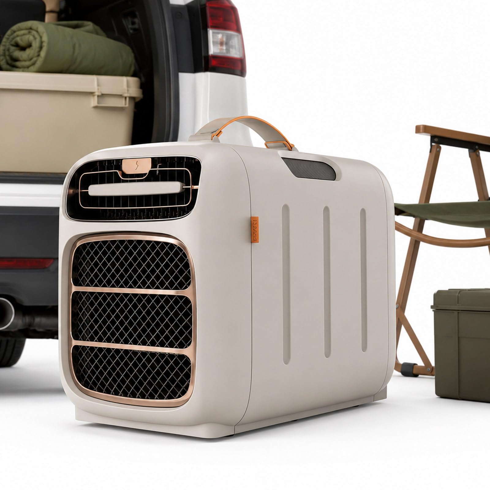 JIYINGHUI 4800 BTU Portable Air Conditioner, 4-in-1 Cooling Dehumidifier Fan Sleep Mode, Compact AC for Camping, RV, Bedroom and Office