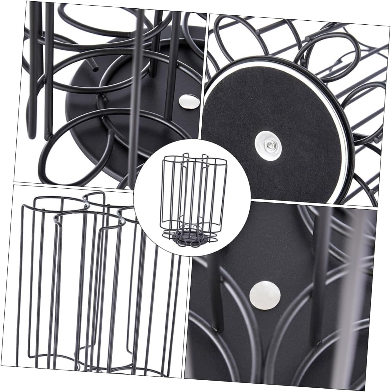 ABOOFAN 1pc Rotating Coffee Capsule Shelf Holds Capsules Organizer for Storage Space-saving Coffee Rack