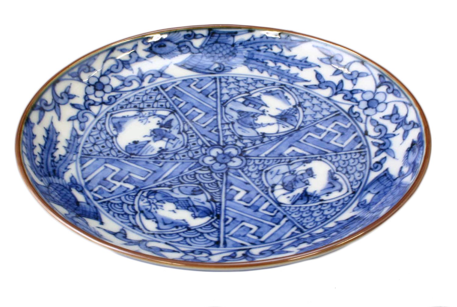 Amazon｜京焼 清水焼 昭阿弥窯 4寸皿 祥瑞山水 pcy805-01｜小皿