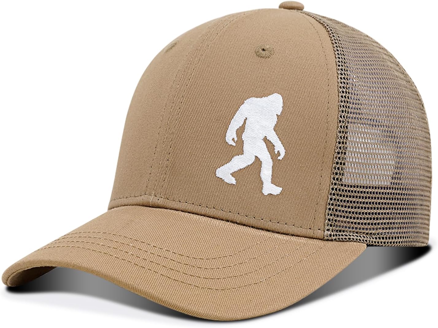 Sasquatch Gifts Bigfoot Hat Embroidery Sasquatch Hats for Men,Big Foot Sasquatch Cap Trucker Hat for Dad Husband Grandpa