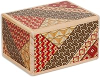 Vista 9 de Bits and Pieces - Caja de rompecabezas Secret Puzzle Box detallada de mosaico - Solución en 7 pasos - Caja de rompecabezas de madera para guardar