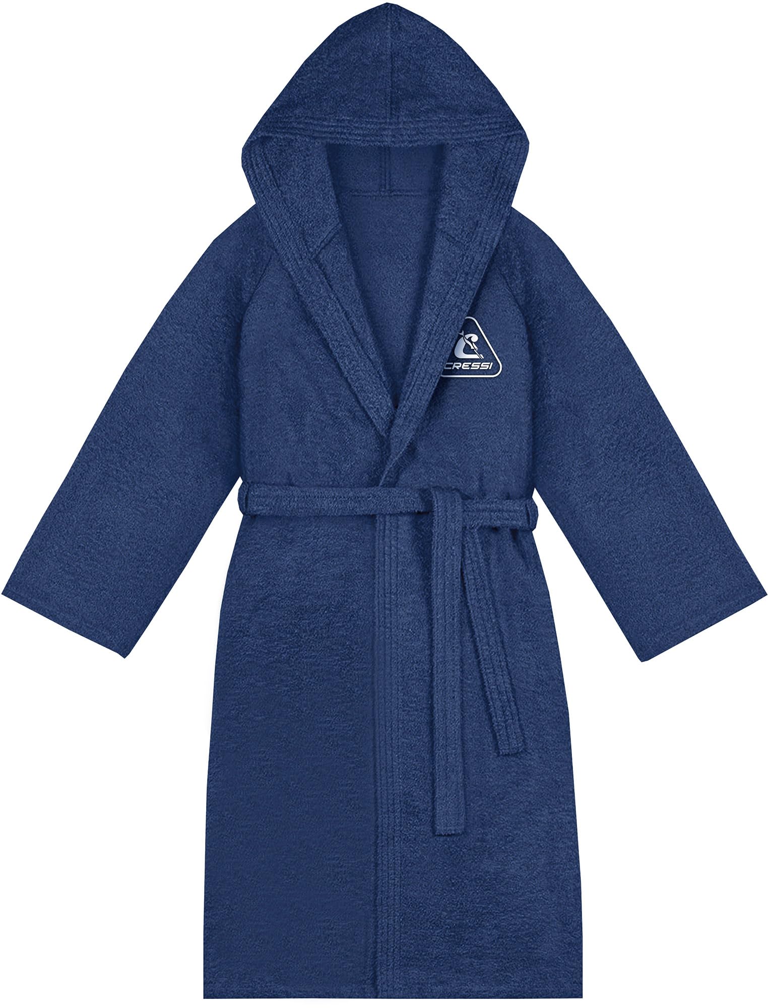 Cressi Cotton Bathrobe Accappatoio Sportivo con Cappuccio in Spugna di Cotone Alta Qualità Unisex - Adulto