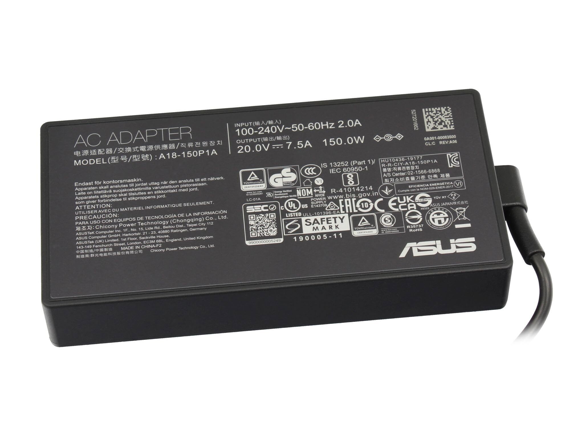 Chargeur Alimentation Pour Ordinateur ASUS TUF 505DD-BQ049 - Occasion état Correct