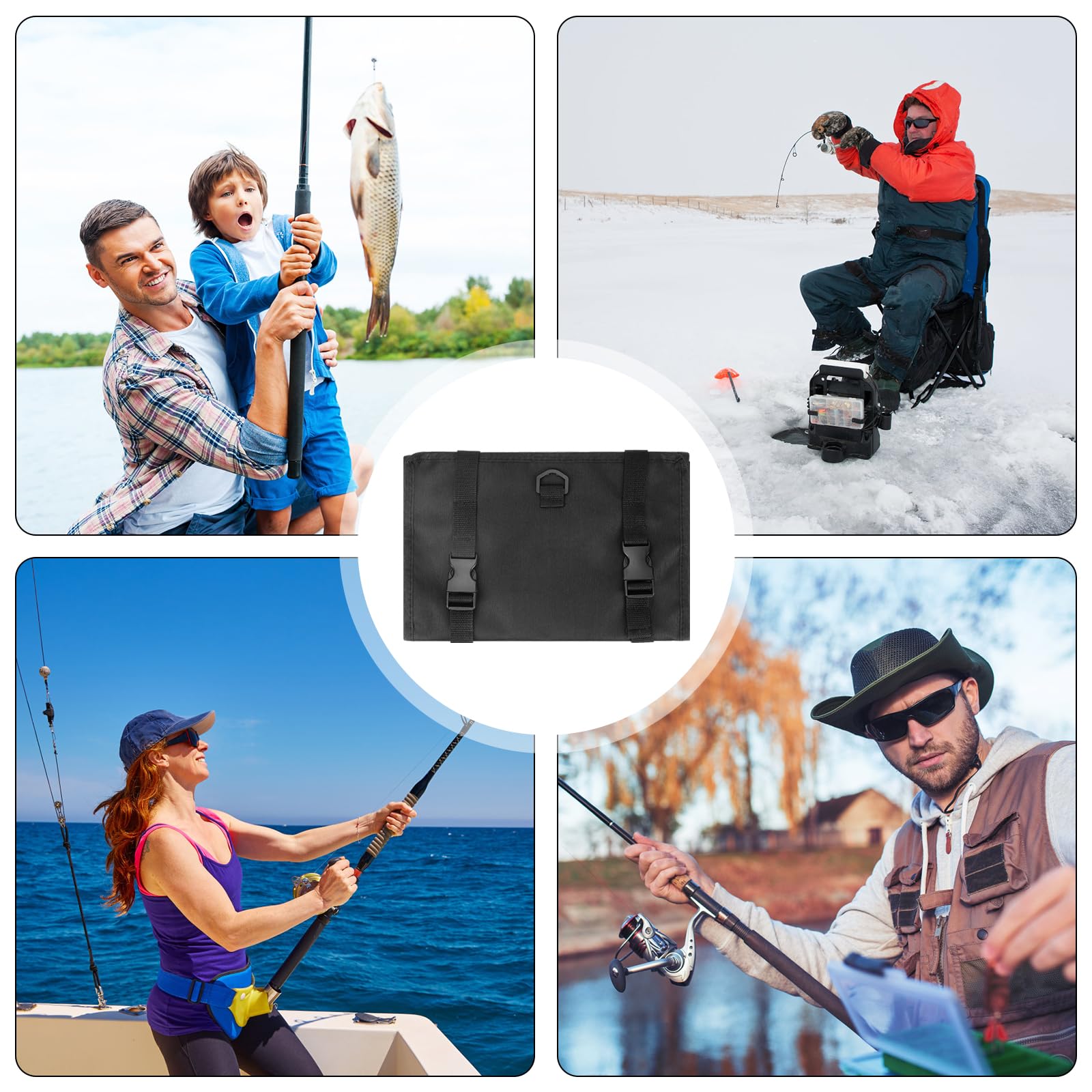 Angel Abhakmatte Faltbar - Fischschutz Matte 80x35cm Für Karpfen & Co