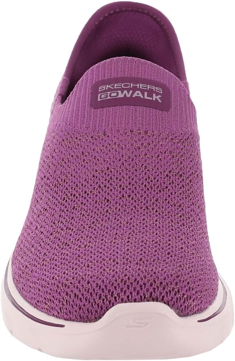Skechers Women's Go Walk 7 AbieAdidas, Plum, 9.5 US