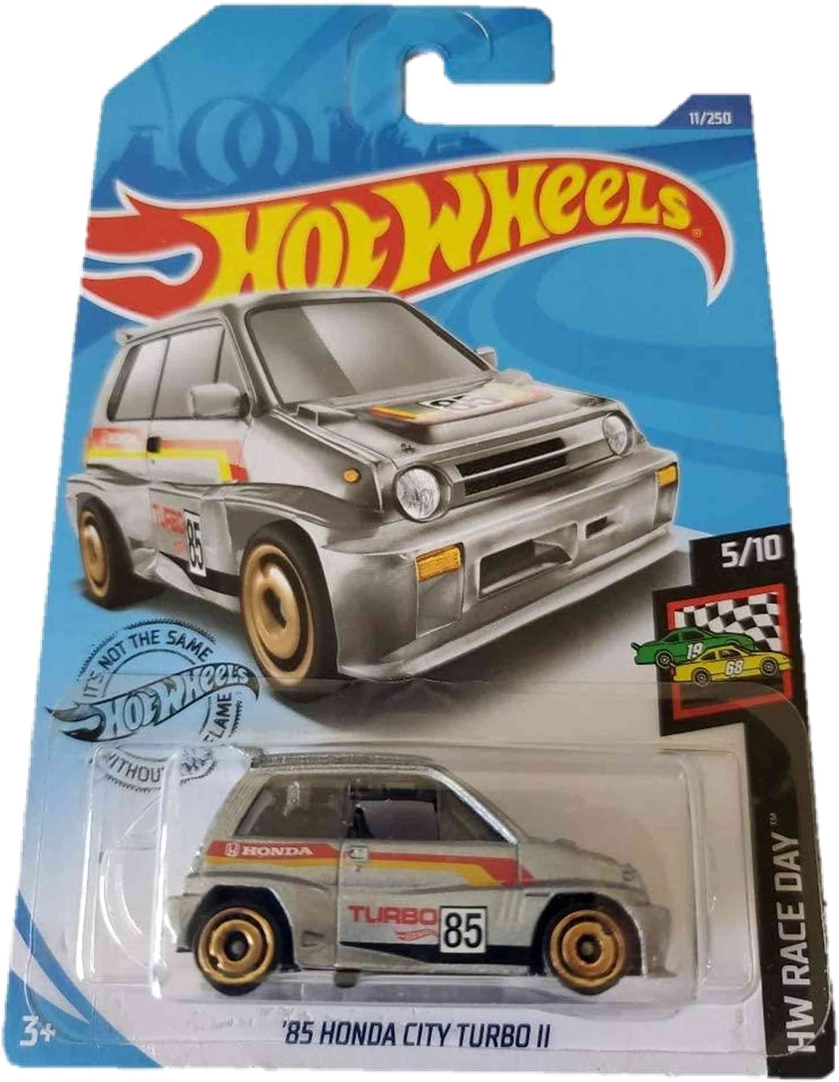 Mattel Hot Wheels 2020 Hw Race Day '85 Honda City Turbo II, 11/250 Silver