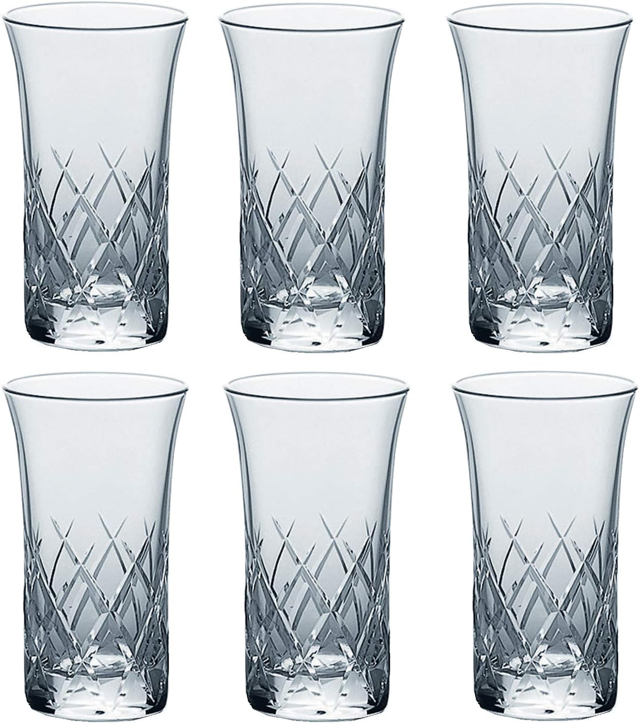 サントリーマーケティング Suntory Marketing 087-77 Beer Glass, Clear, 4.5 fl oz (135 ml), Resina, Single Bite, Beer, Made in Japan, Set of 6