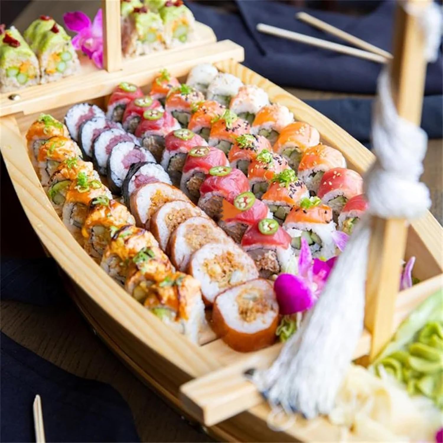 Zestaw do cięcia sushi i maty, 10-częściowy zestaw z ostrym ostrzem do łatwego przygotowywania sushi, jednolite kulki ryżowe, oszczędność czasu i wysiłku, wydajna produkcja