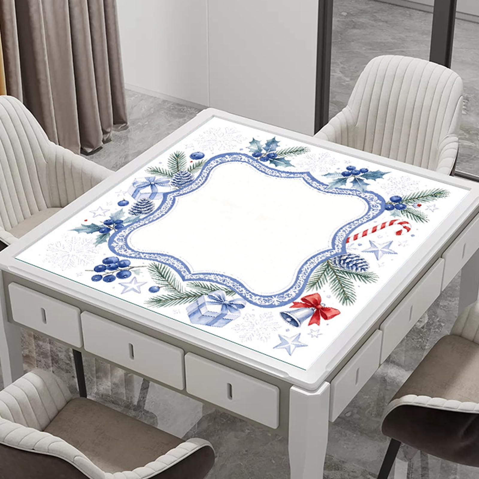 Tappetino da Tavolo Mahjong in Gomma Imbottito per riunioni, D