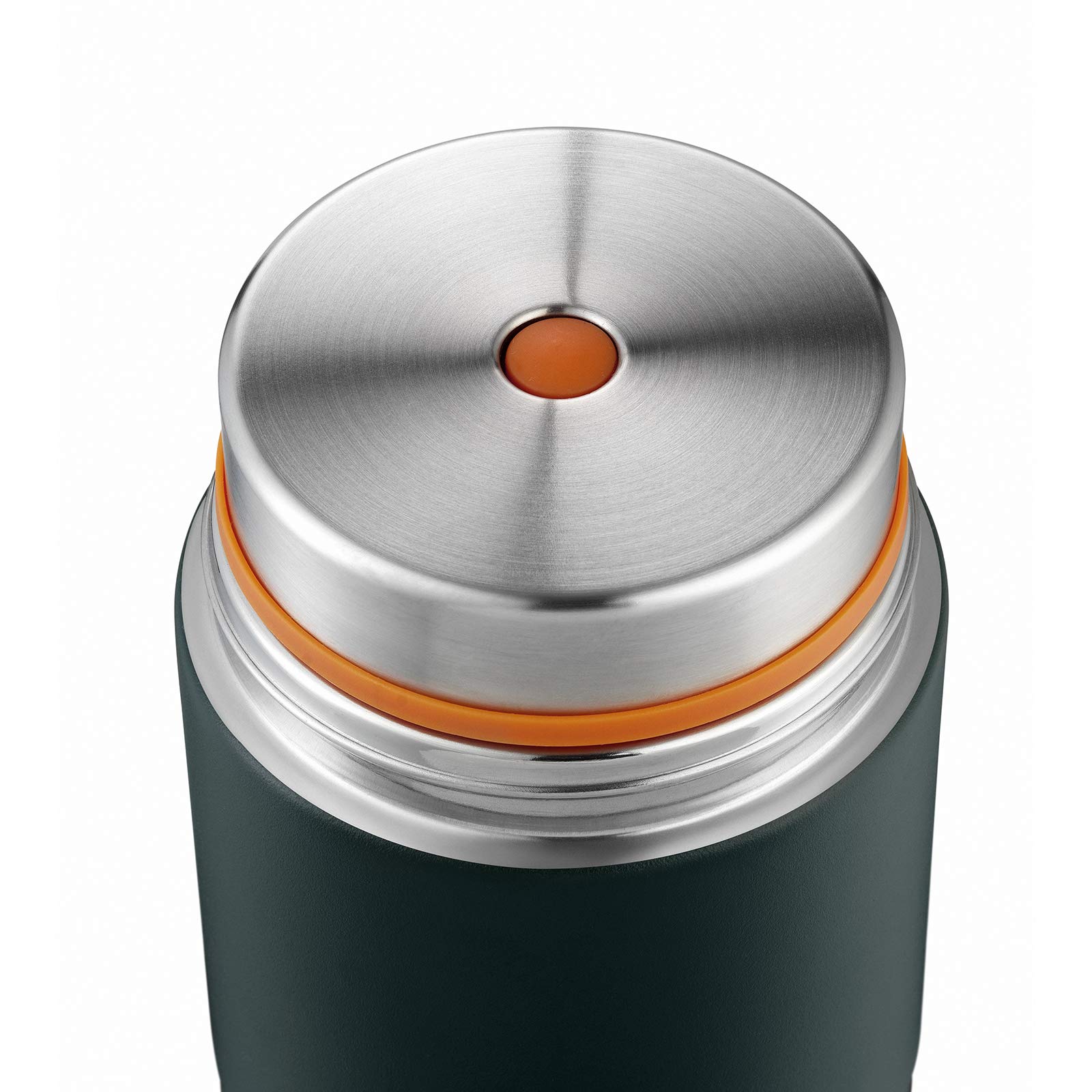 Esbit Thermobehälter Sculptor für Essen - Warmhaltebehälter 750 ml in Forest Green - aus Edelstahl für warme und kalte Speisen