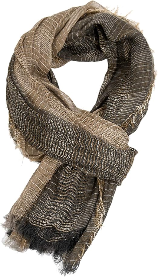 Men's Scarf Hua Striped Super Soft Winter Scarf Amazon.co.uk Fashion