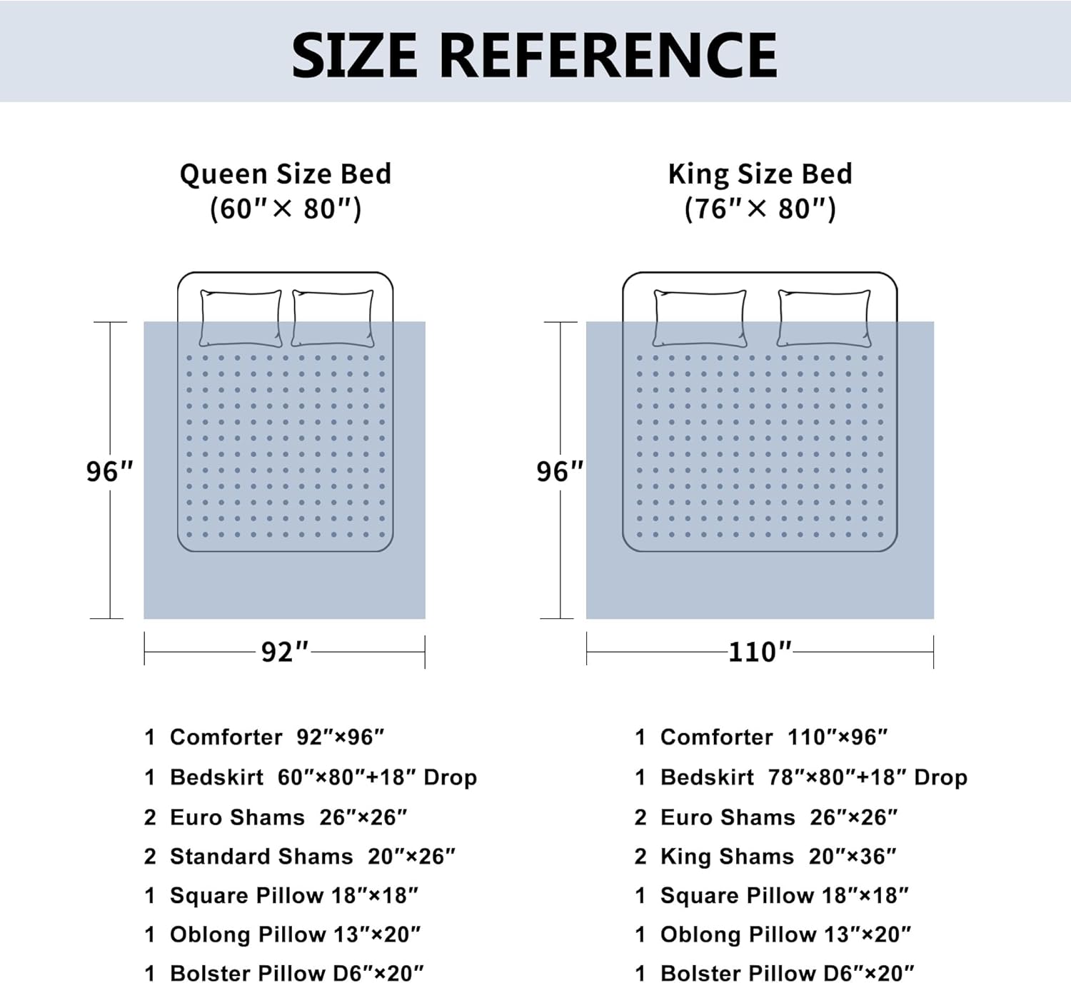 Loom and Mill Elegant Queen Comforter Set 9-Piece, Luxury Damask Jacquard Bedding Sets, All Season Comforter with Euro Shams, Bedskirt, Filled Decorative Pillows(Beige, Queen) - Image 3