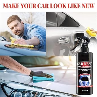 Nurafi-x Nano Car Spray, 2025 NEW Nurafi Nano Scratch Remover, Nurafi Nano Spray, Car Scratch Repair Nano Spray, Nano Ceramic Coating Polishing Spraying, Quick Repairing Scratch (1)