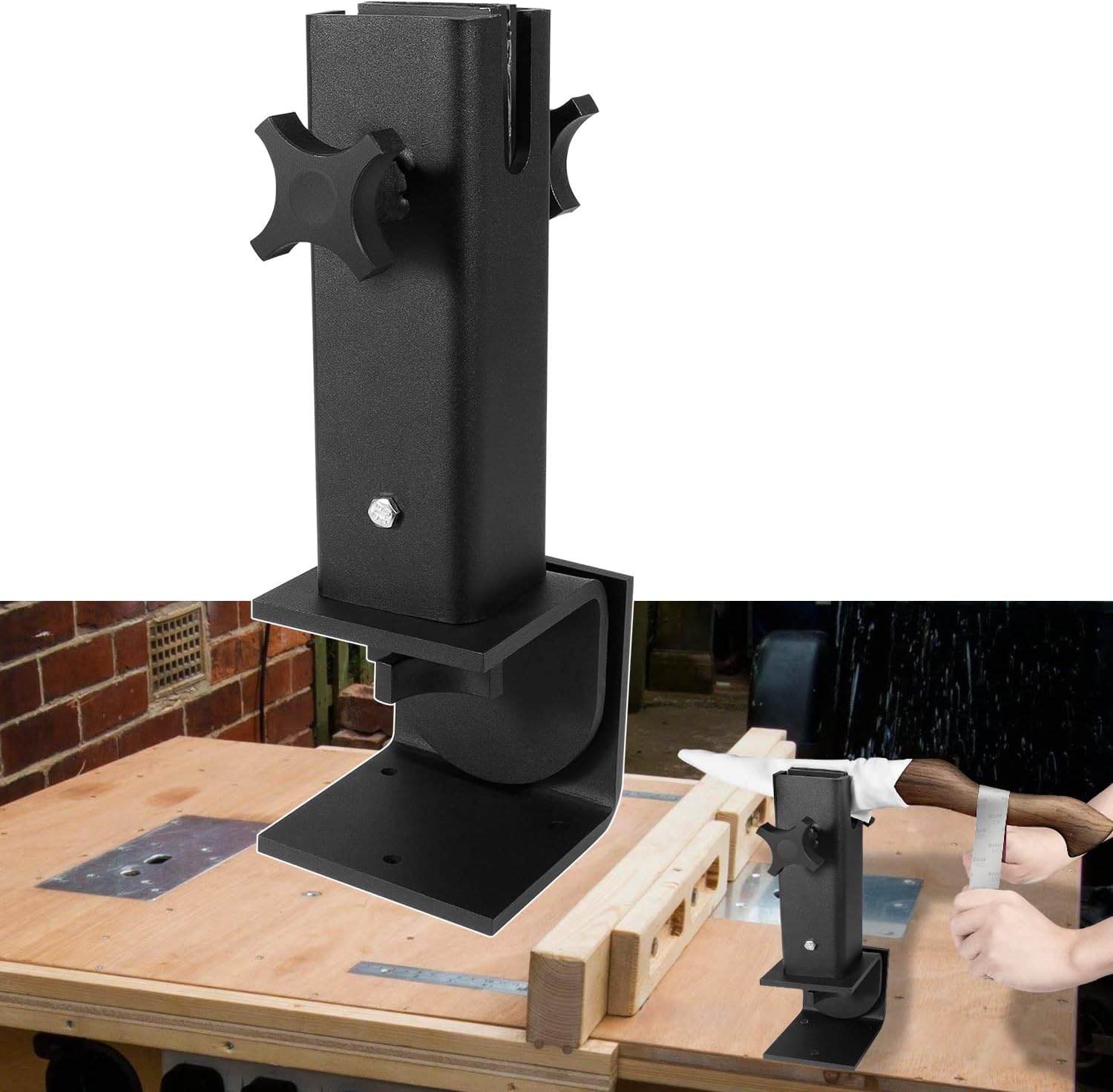 Opall Swiveling Multi-Mount Work Bench Vise For Knife Making Work With 360 Degrees Rotation Knife Making Vise