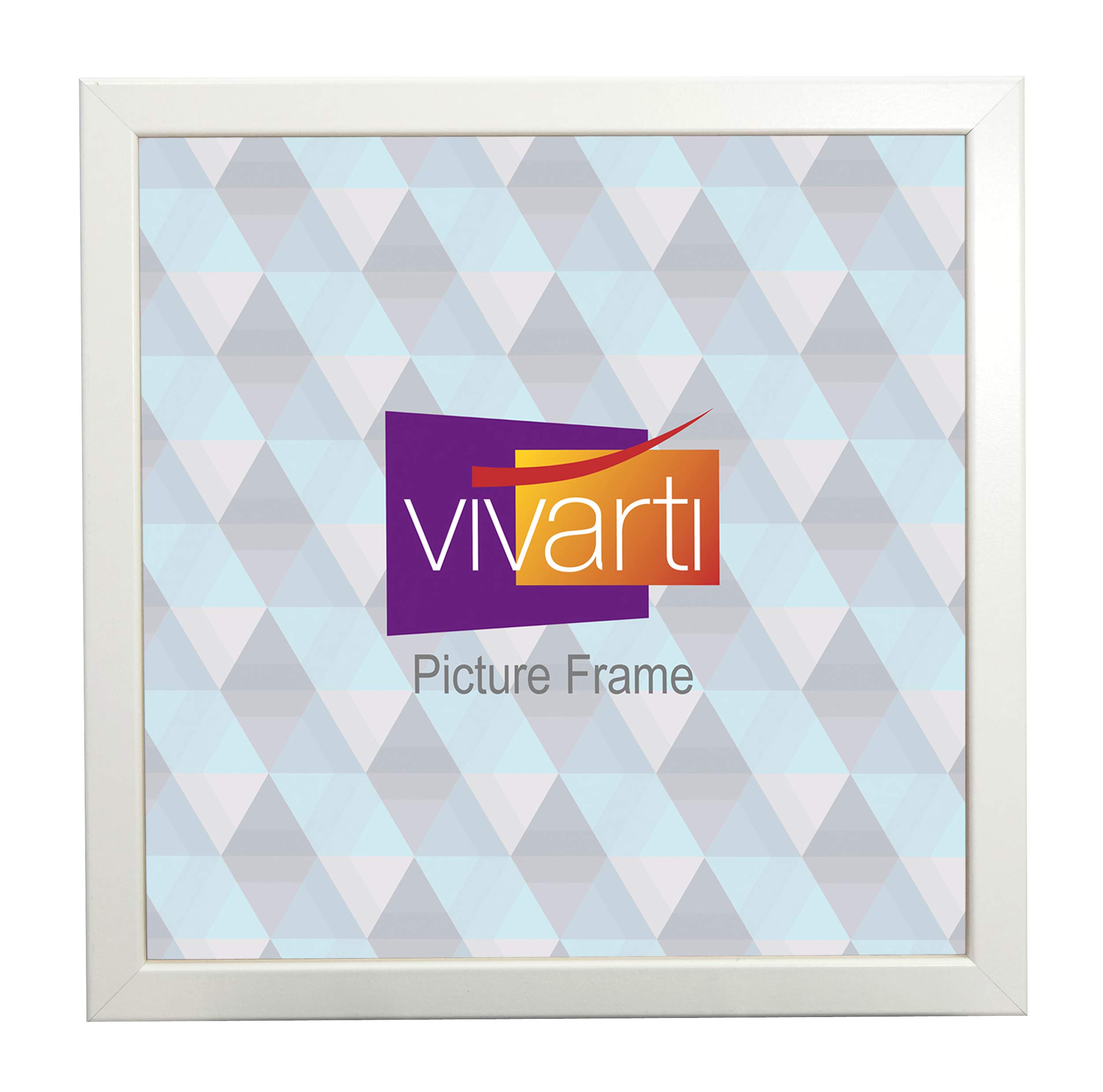 Vivarti Thin Matt White Box Picture Photo Frame 60 x 60 cm