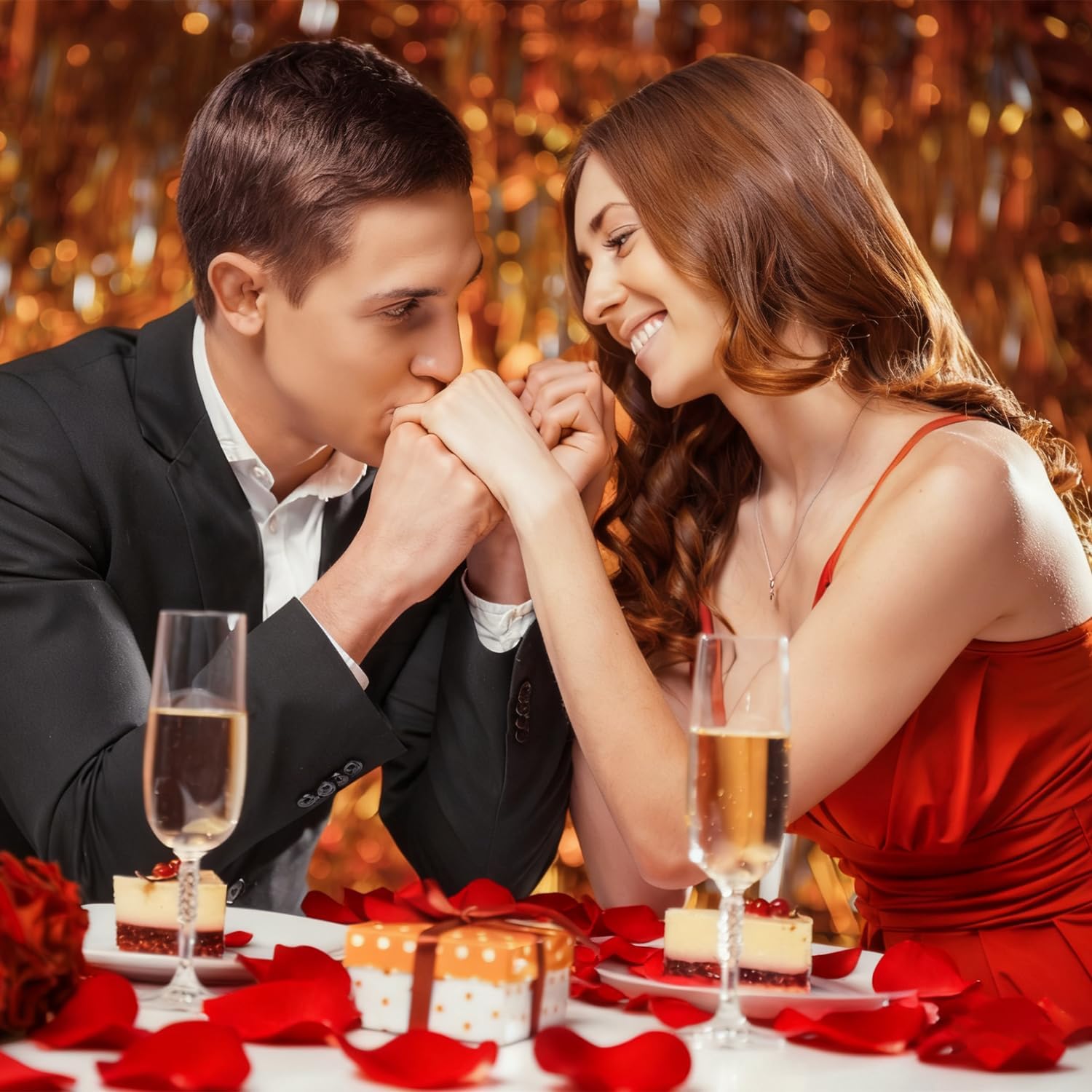 1200 Artificial Rose Petals - Artificial Fake Rose Flower Petals for Romantic Night,Wedding,Valentine Day, Anniversary, Party (Ivory, 1200PS) - Image 3