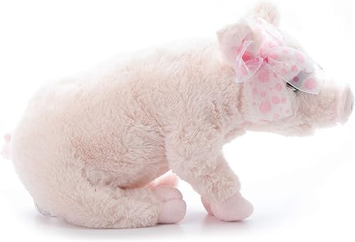 Miniatura 9 de The Petting Zoo, Lash'z - Peluche de cerdo, regalos para niñas, juguete de peluche de cerdo de 12 pulgadas