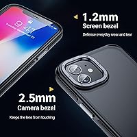 Vista 603 de Yriklso Strong Magnetic Case for iPhone 11 [Compatibilty with MagSafe] Protective Shockproof Cover Phone Case for iPhone 11 6.1" Frosted Purple