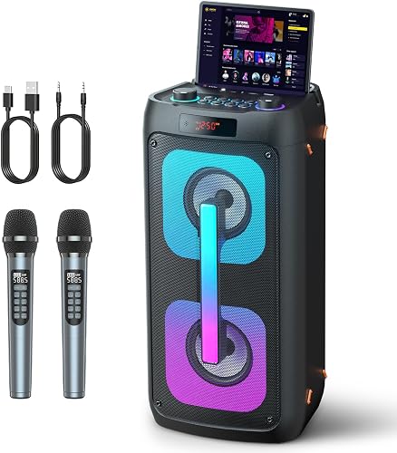 Machine de karaoké avec 2 Microphones 
