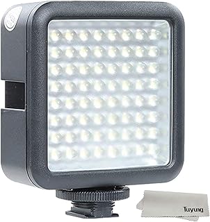 Godox 撮影機材 照明 LED 64 ビデオライト 補助照明 撮影用ライト 輝度 調整可能 単三電池 4本 複数台増設可能 動画 撮影 Nikon Canon用