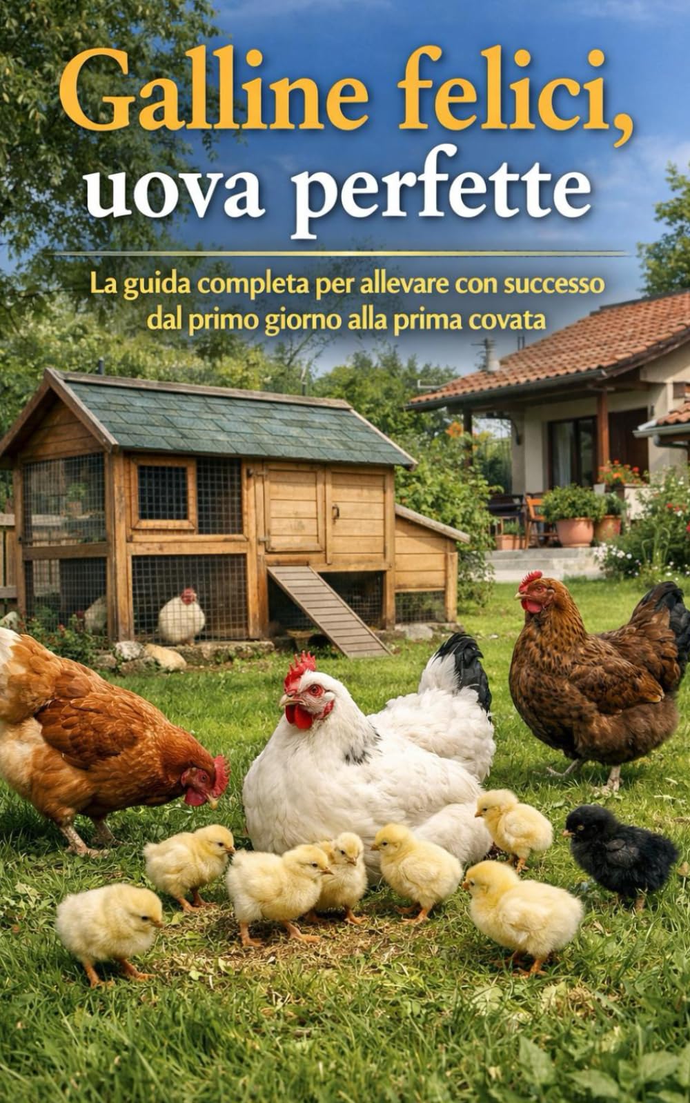 Galline felici, uova perfette: La guida completa per allevare con successo dal primo giorno alla prima covata