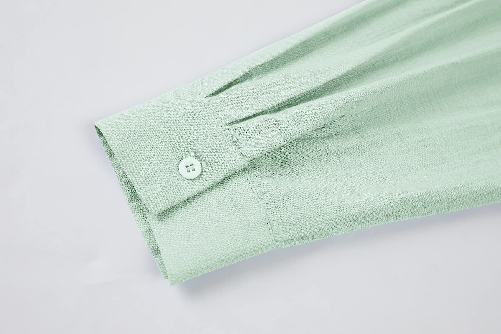 Runcati Womens Button Down Shirts Linen Cotton Long Sleeve Blouse Tunic Tops Cover Up Shirt Loose Beach Bikini Dress