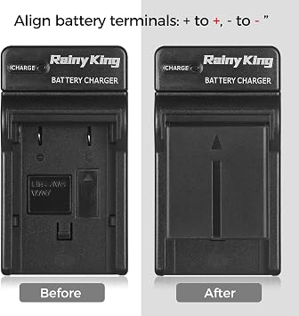 BN-VF707 Battery Charger for JVC BN-VF707U, BN-VF714, BN-VF714U, BN-VF733, BN-VF733U, GR-D29, GR-D239, GR-D240, GR-D244, GR-D245, GR-D246, GR-D247, GR-D250, GR-D253, GR-D270, GR-D271, GR-D275