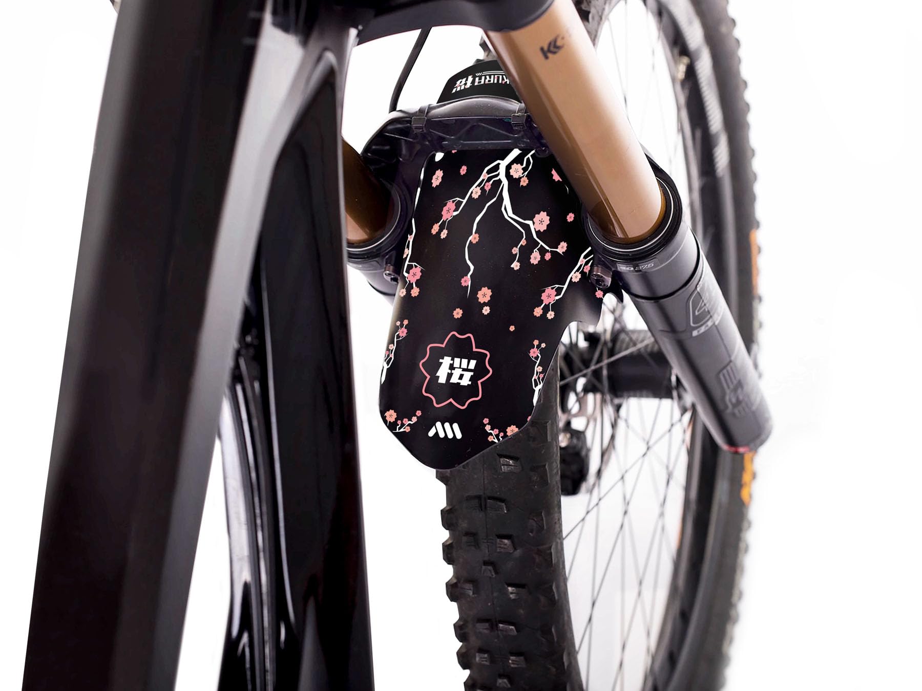 All Mountain Style Parafango MTB Ams Mudguard – Protezione da Fango e Schizzi – Leggero e Facile da Montare con Fascette – Misura Universale
