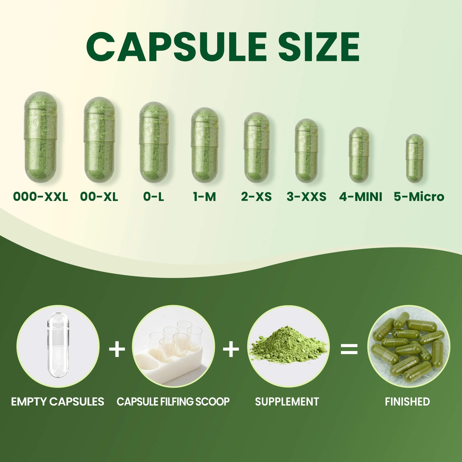 Capsule Filling Scoop for Size 2, Pill Filler Kit with Brush — Amazon image 6