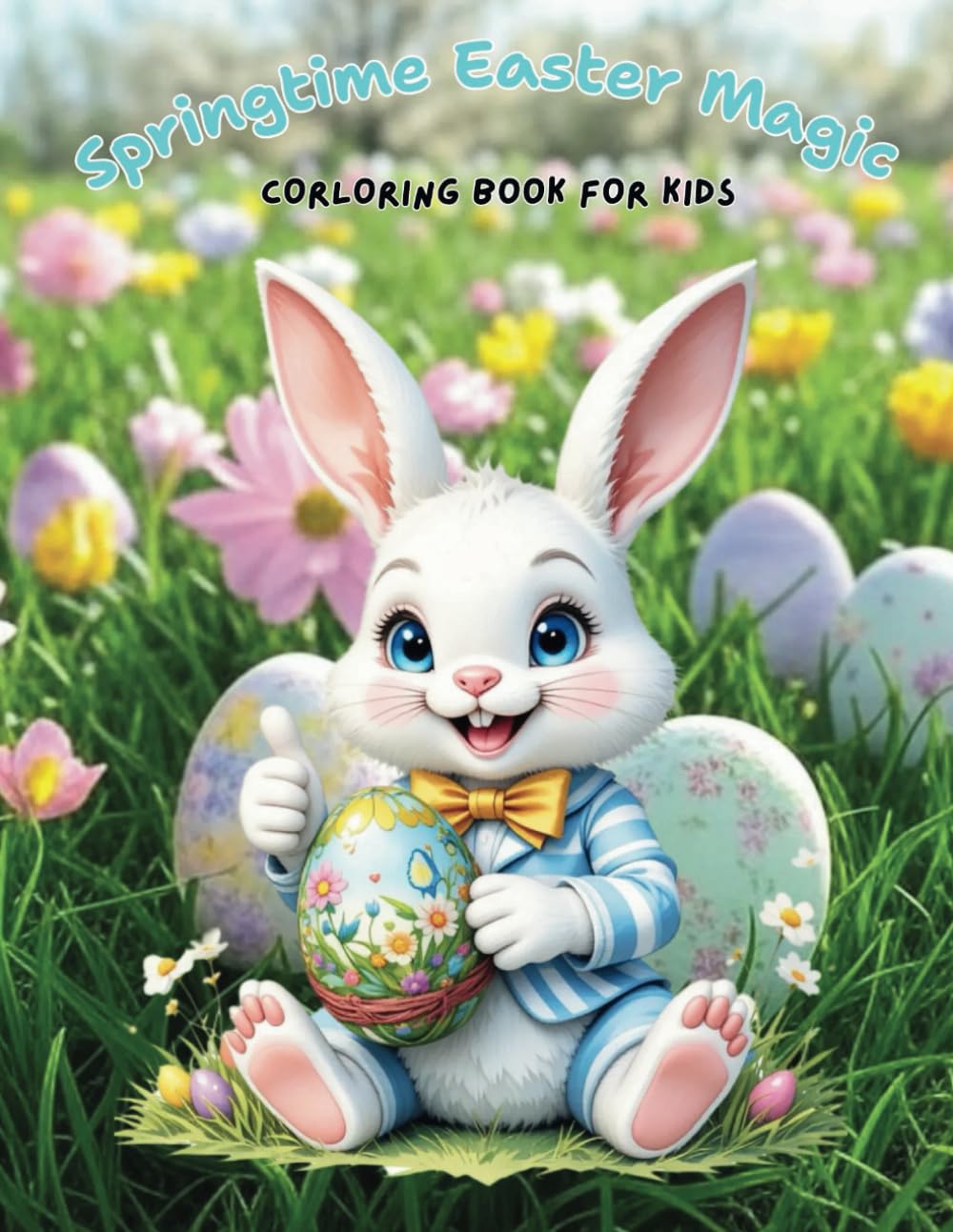 Springtime Easter Magic: Easter Coloring Fun for Kids!