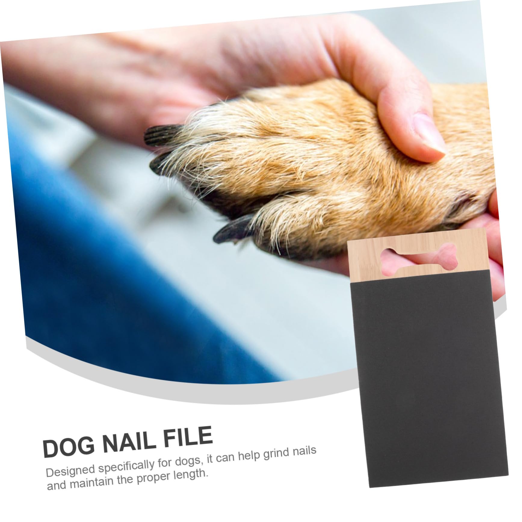 Planche à Limer Les Ongles pour Chien en Bois, Résistante