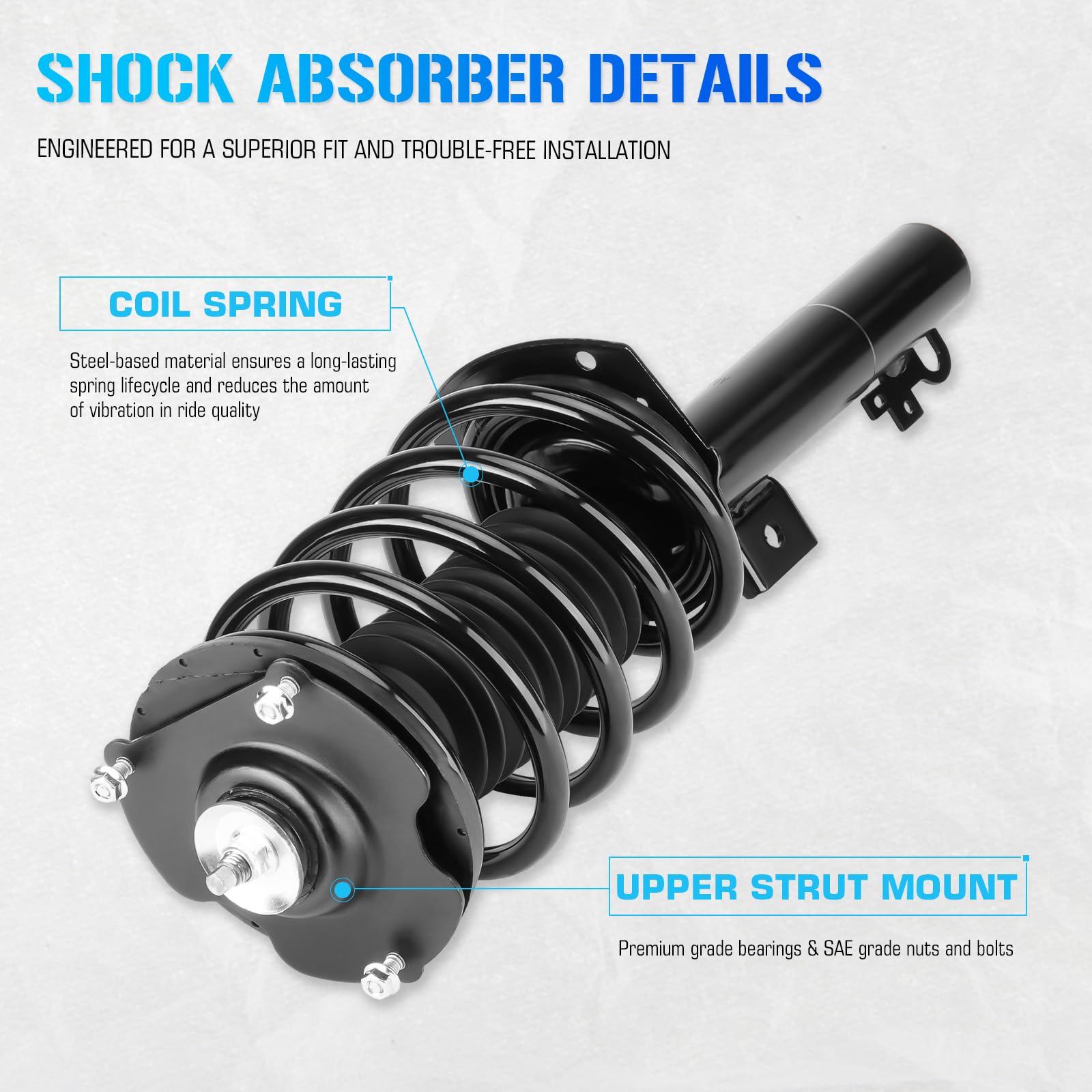 Monroe Quick-Strut 173127 Suspension Strut And Coil - View #2