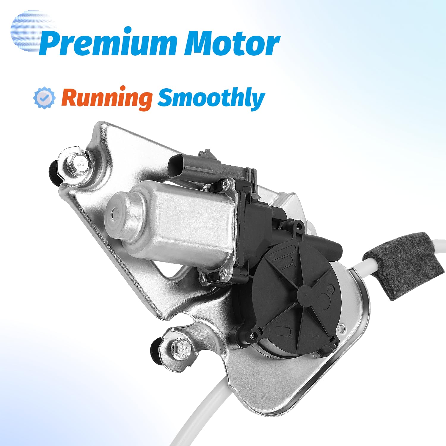 Front Right Passenger Side Power Window Motor and Regulator Assembly Compatible with Jeep Liberty KJ 2002 2003 2004 2005 2006, Replace OE 741-527